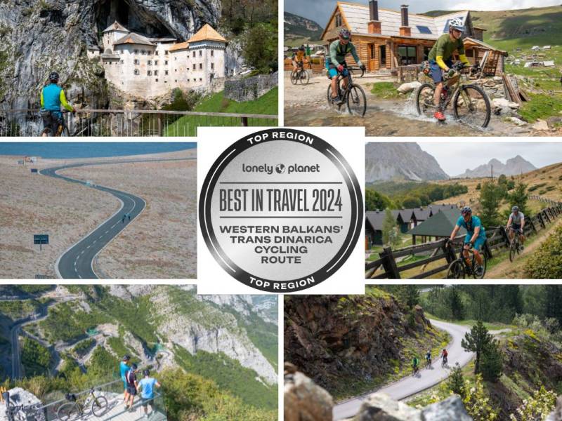 Trasa rowerowa Trans Dinarica, uznana przez Lonely Planet za “Best in Travel” 2024